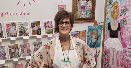 mixed media artist Sheila Keene